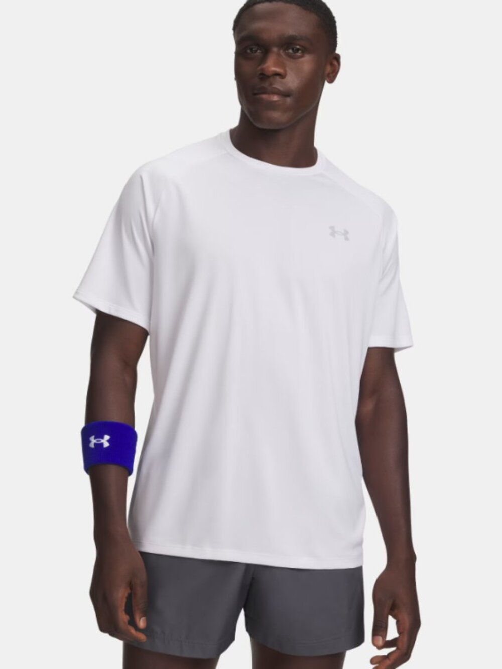 Under Armour T-Shirt Men's Size Medium White Crew Neckline Short-Sleeves